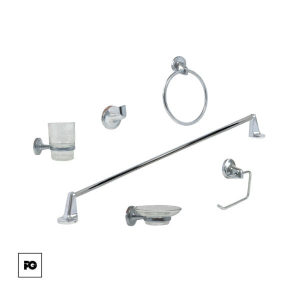 Juego de accesorios para bano-je04c-rugo-ok | Plomería García