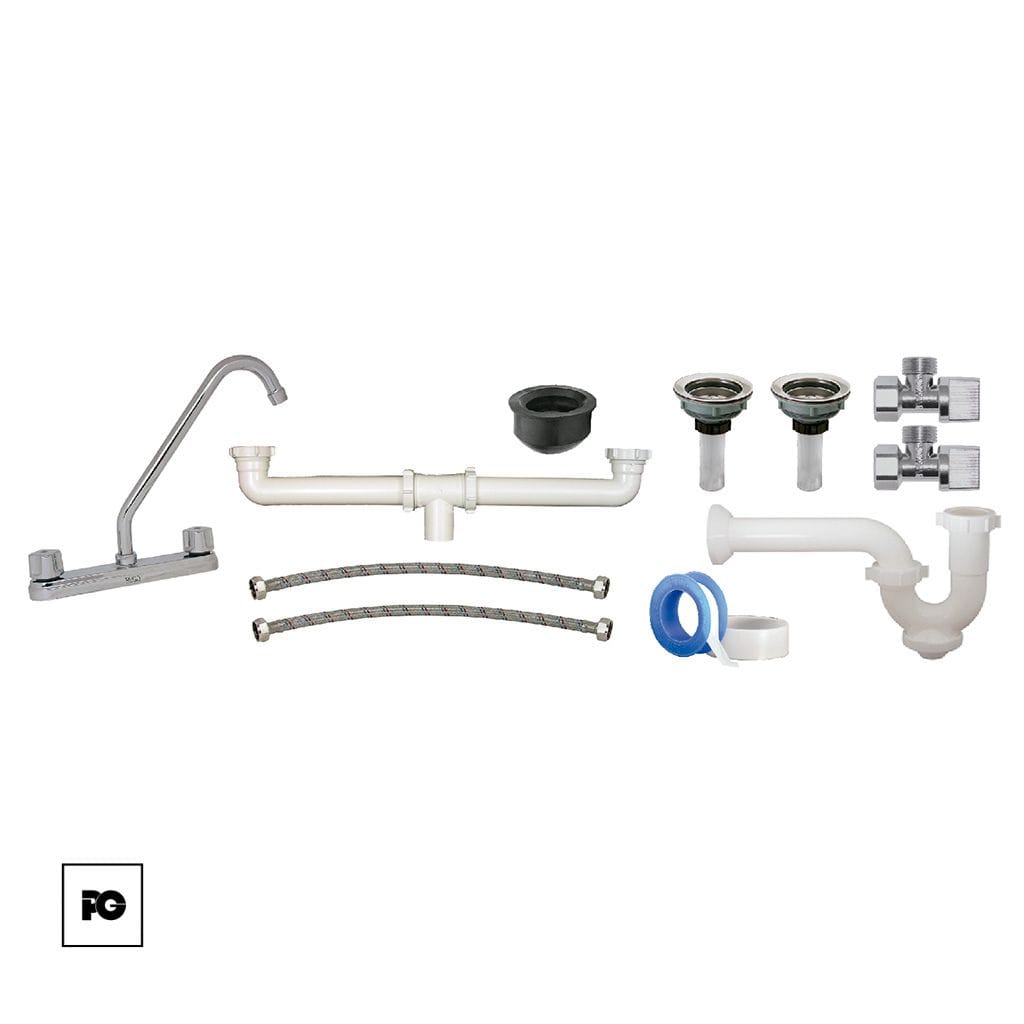 Kit de instalacion de tarja-kitf9-rugo-ok | Plomería García