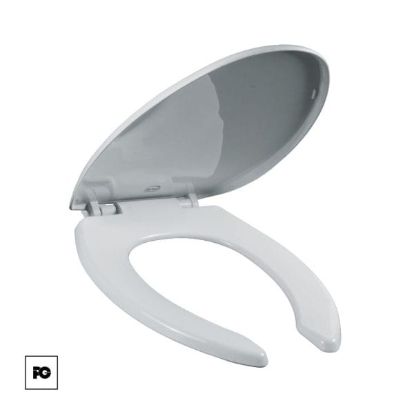 asiento de plastico 1587SL-blanco-bemis-ok | Plomería García