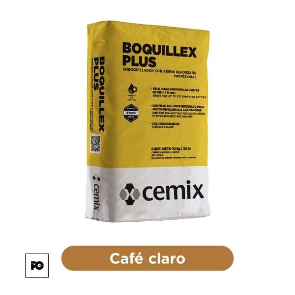 emboquillador con arena-10kg-cafe claro-cemix-ok | Plomería García