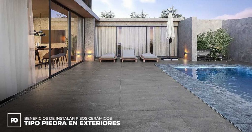 Beneficios-de-instalar-pisos-cerámicos-tipo-piedra-en-exteriores-terraza | Plomería García Beneficios de instalar pisos cerámicos tipo piedra en la terraza
