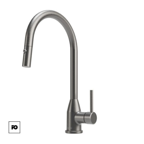 Monomando para fregadero Kampa Titanium.