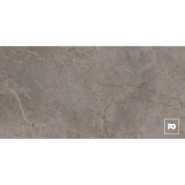 Piso cerámico pulido color gris formato 50x100, modelo Rafaello.